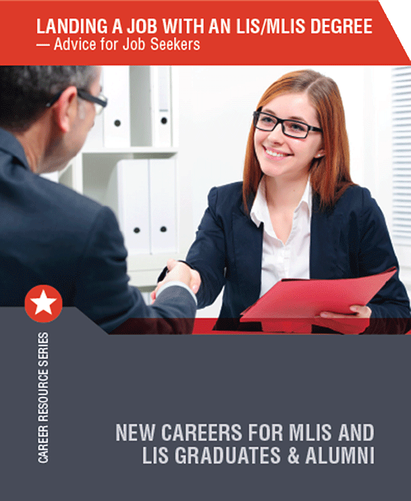 Career booklet landing job with MLIS degree